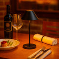 Naomi - Lampe De Table Sans Fil - Acier - Noir