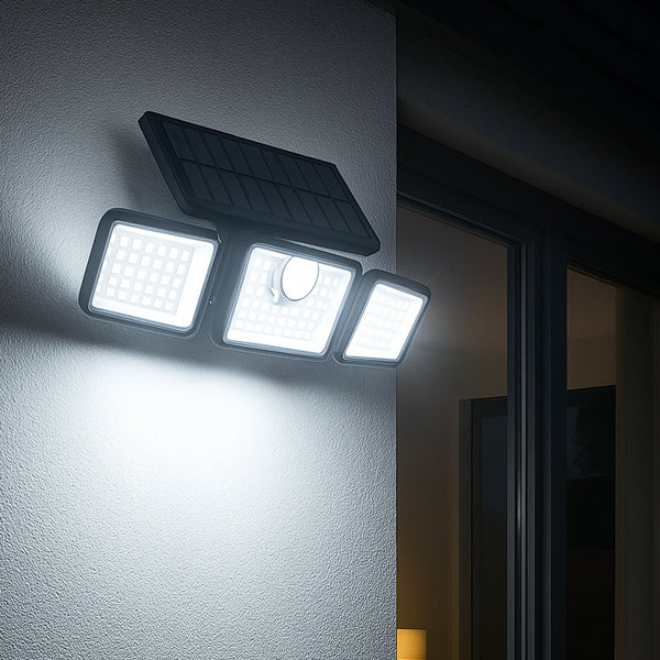 Gleamax - Projecteur Solaire - Plastique - Noir