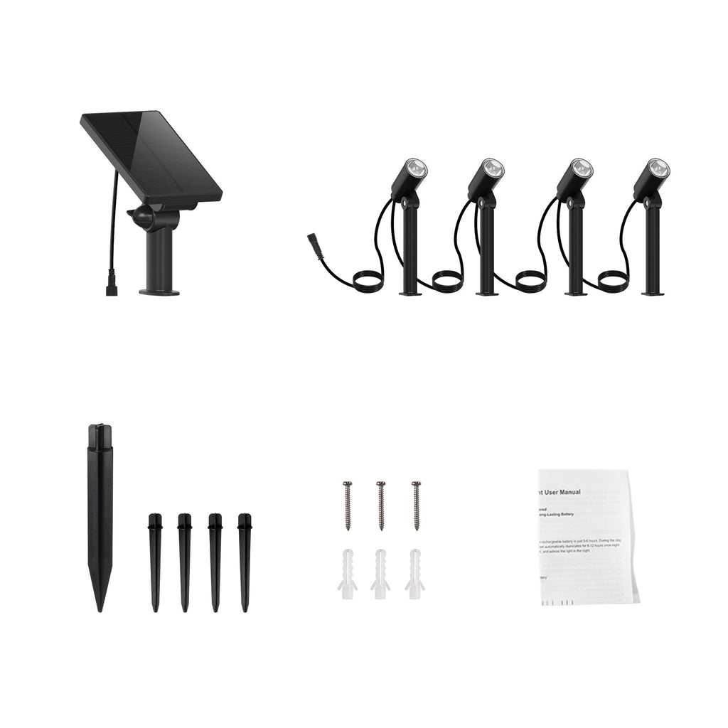 Spot Solaire - 4X Mini Roundy