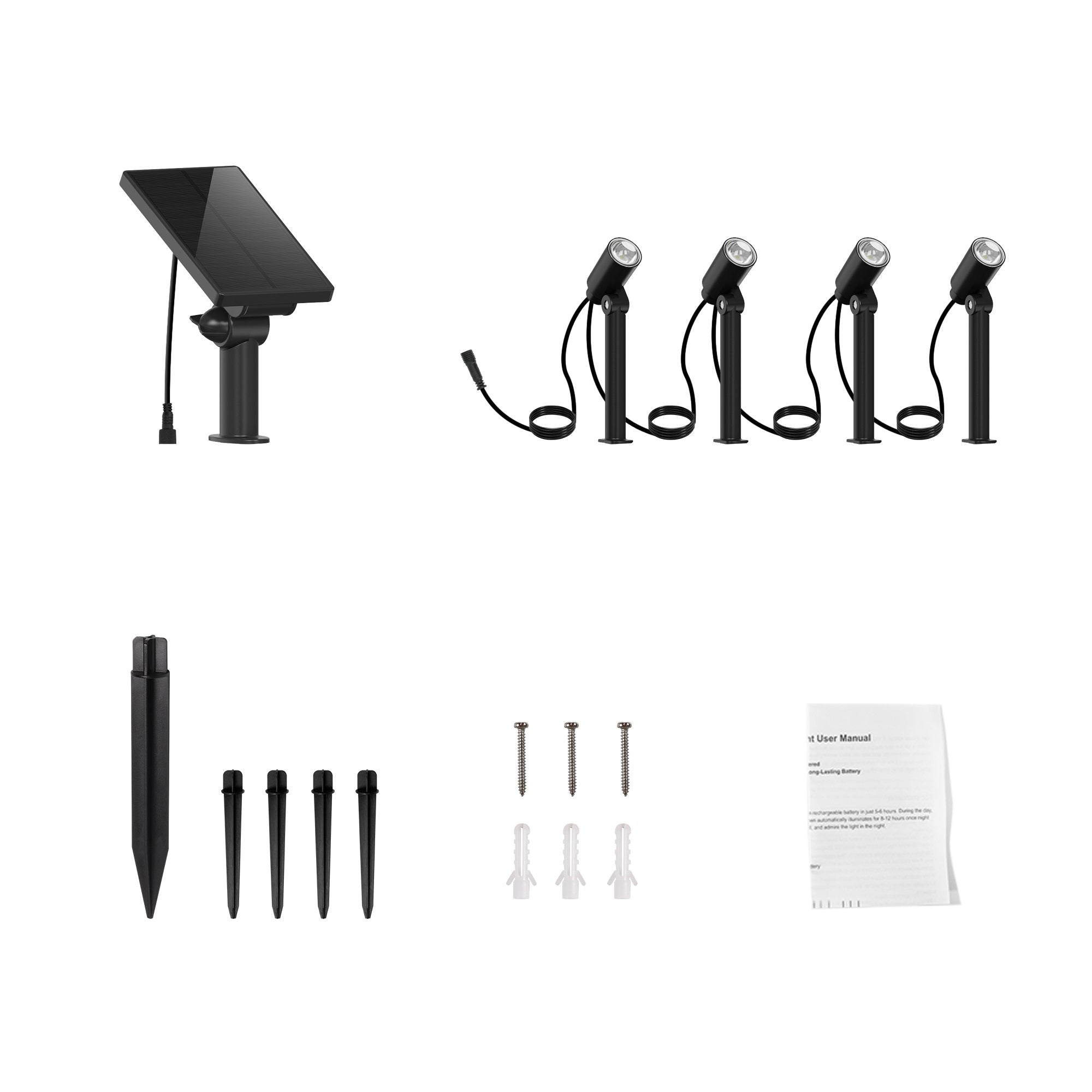 Spot Solaire - 4X Mini Roundy