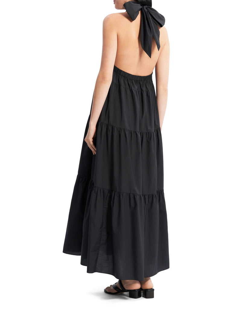 Theory NYC - Dresses - Halter Tier Maxi - Black