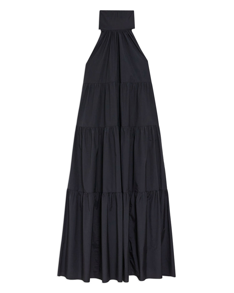 Theory NYC - Dresses - Halter Tier Maxi - Black
