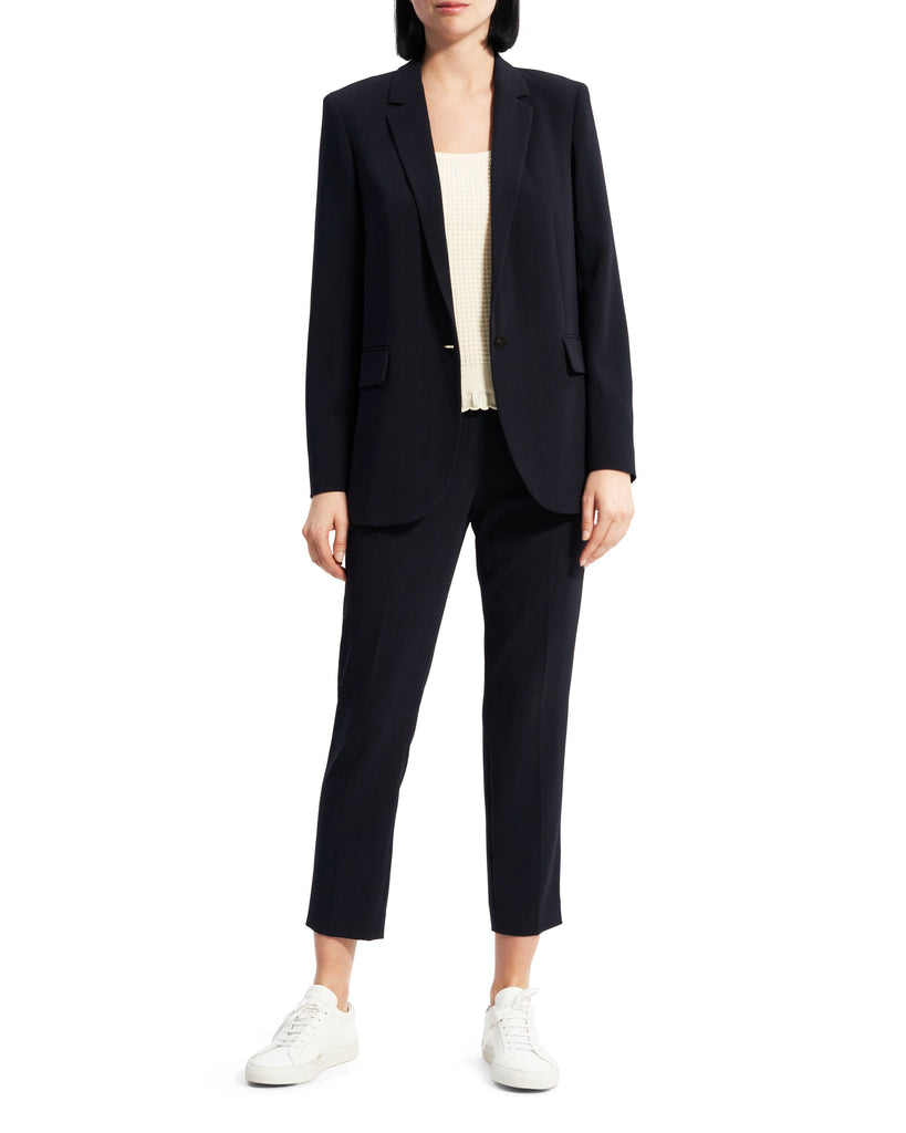 Theory NYC - Jackets - Casual Blazer Fl - Deep Navy