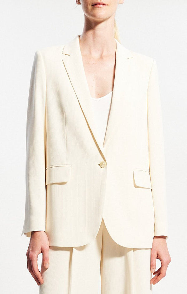 Theory NYC - Jackets - Casual Blazer Fl - Rice