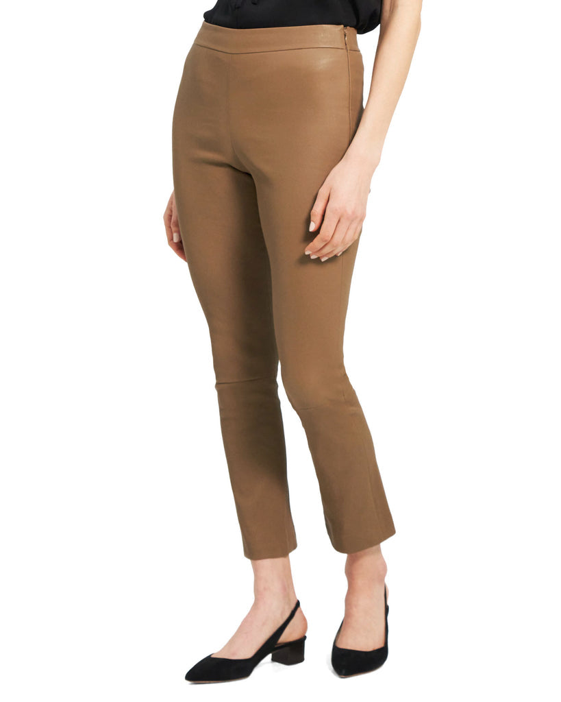 Theory NYC - Leather - Slim Kick L - Truffle
