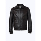 Fursac - Blouson En Cuir D'Agneau Marron