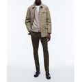 Fursac - Veste En Toile De Coton Déperlante Taupe