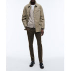 Fursac - Veste En Toile De Coton Déperlante Taupe
