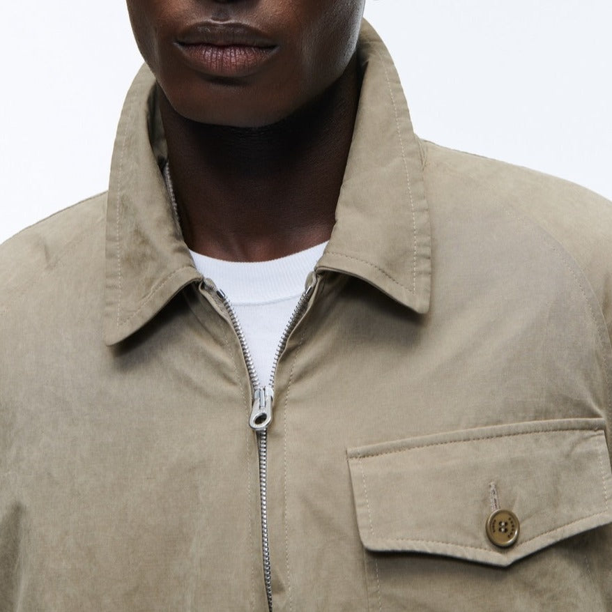 Fursac - Veste En Toile De Coton Déperlante Taupe