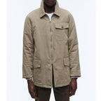 Fursac - Veste En Toile De Coton Déperlante Taupe
