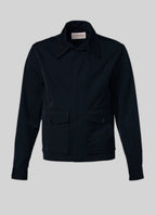 Fursac - Veste Tissu Technique Col Chemise - Marine