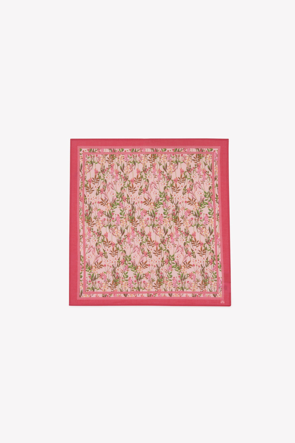 Foulard - Fleur Rose Clair 50Cm