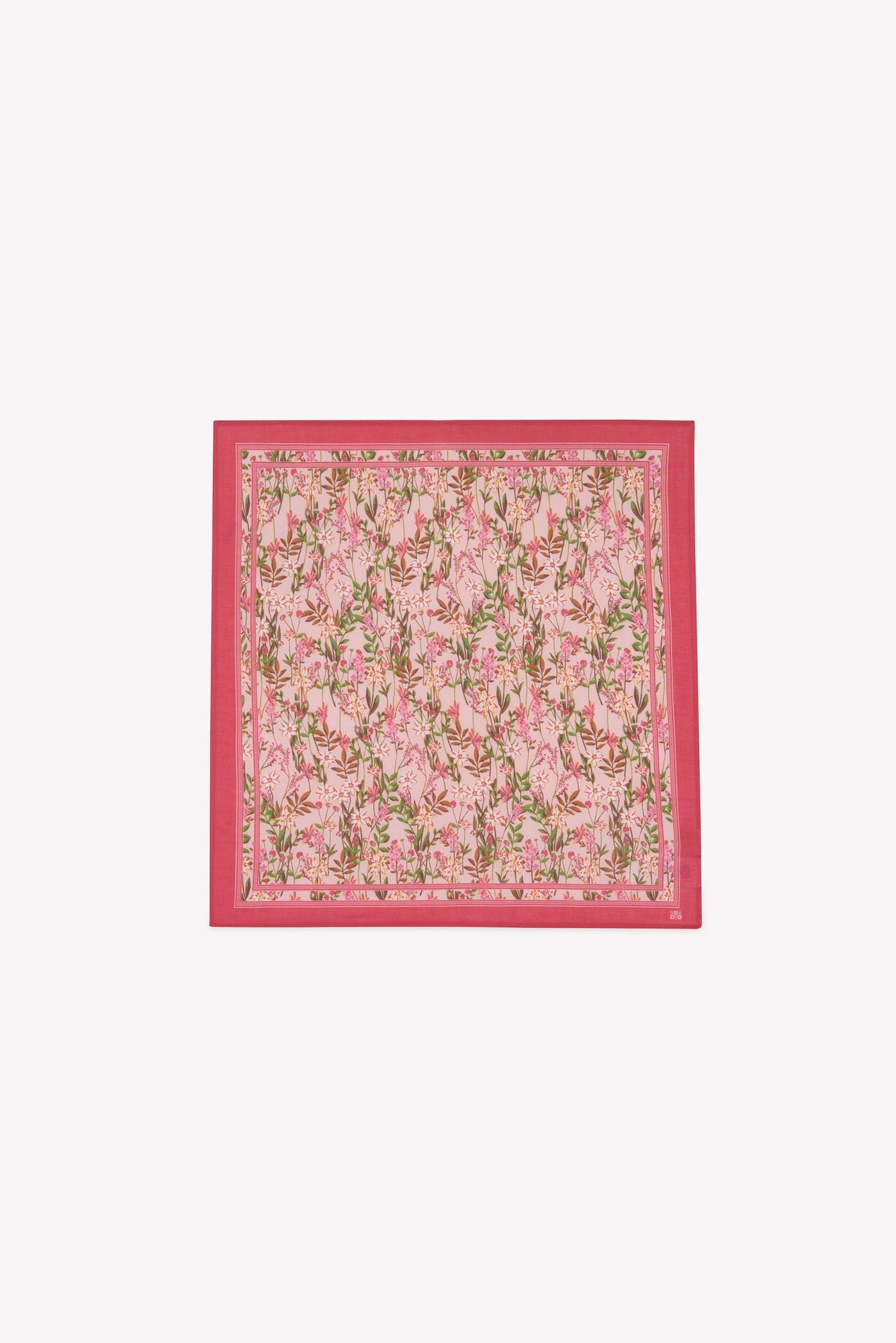 Foulard - Fleur Rose Clair 50Cm