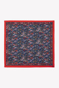 Foulard - Fleuri Bleu 50Cm