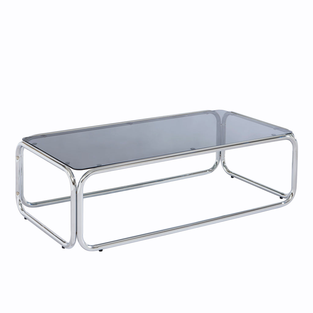 Table Basse Maggy Verre Trempé Noir