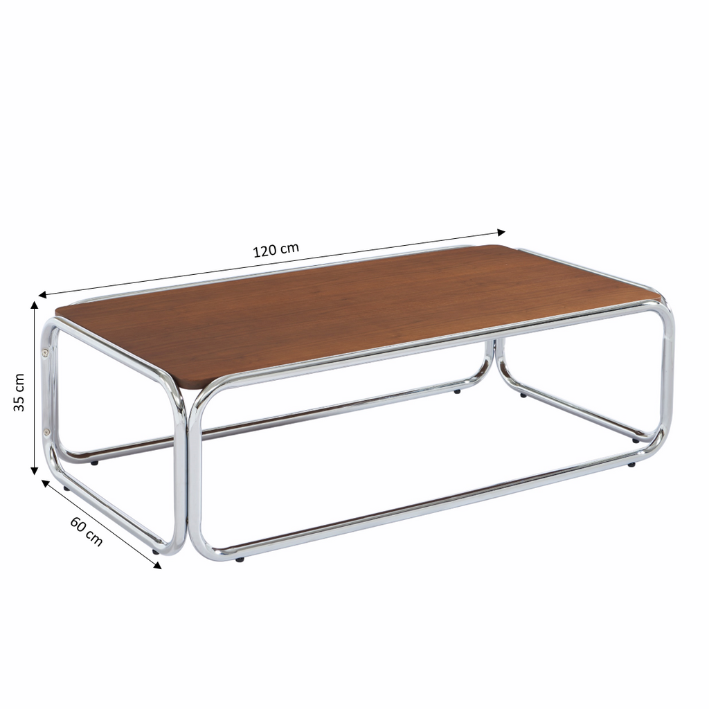 Table Basse Maggy Placage Noyer