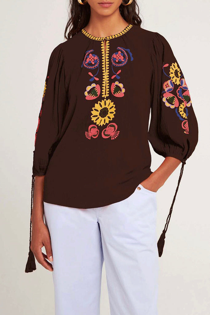 Blouse Magoo - Brown