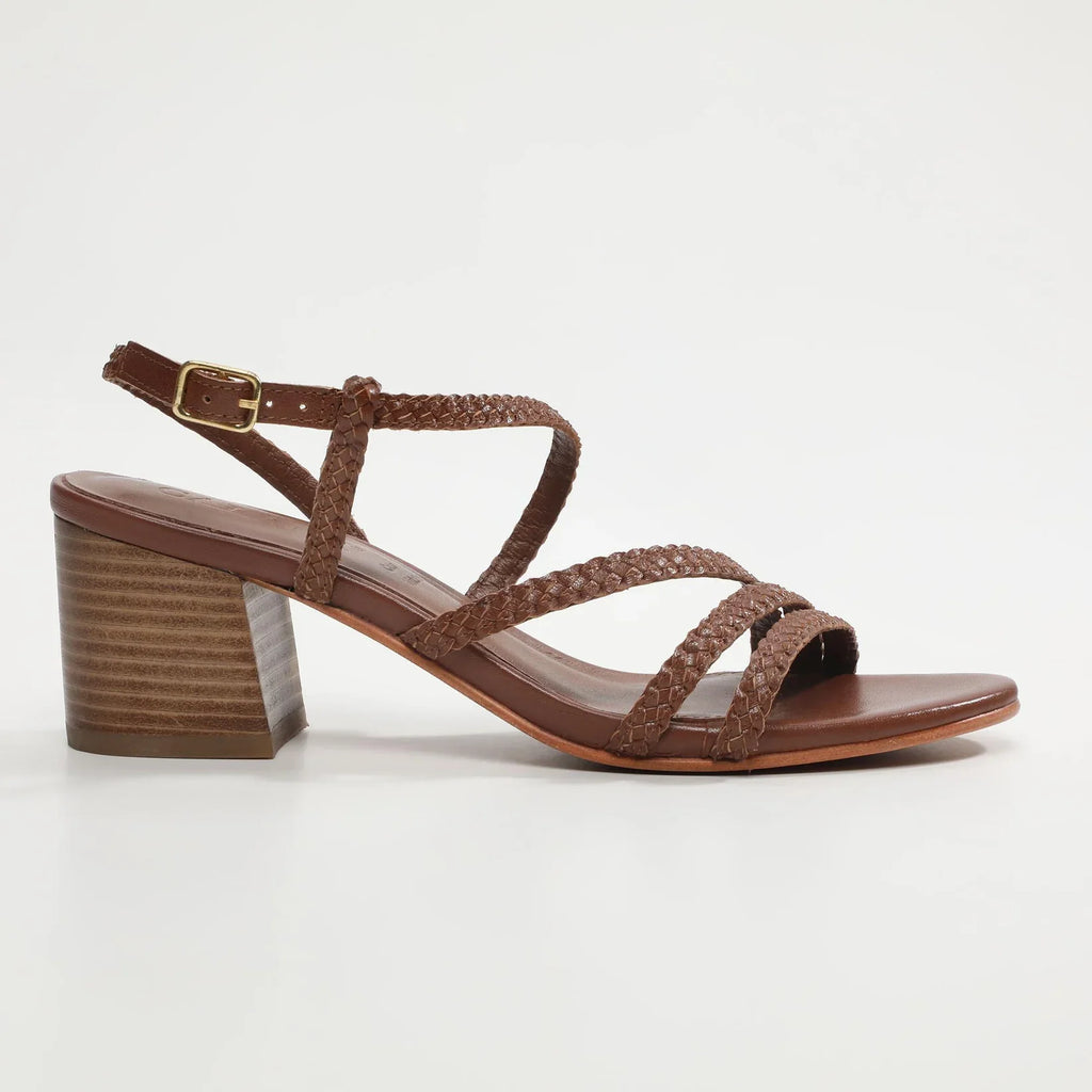 Sandales A Talons Mahala - Camel