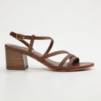 Sandales A Talons Mahala - Camel