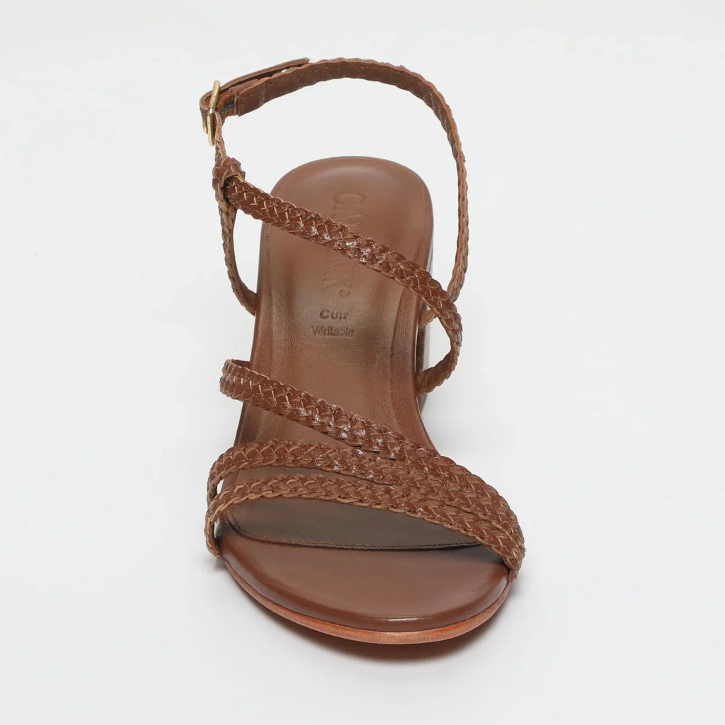 Sandales A Talons Mahala - Camel