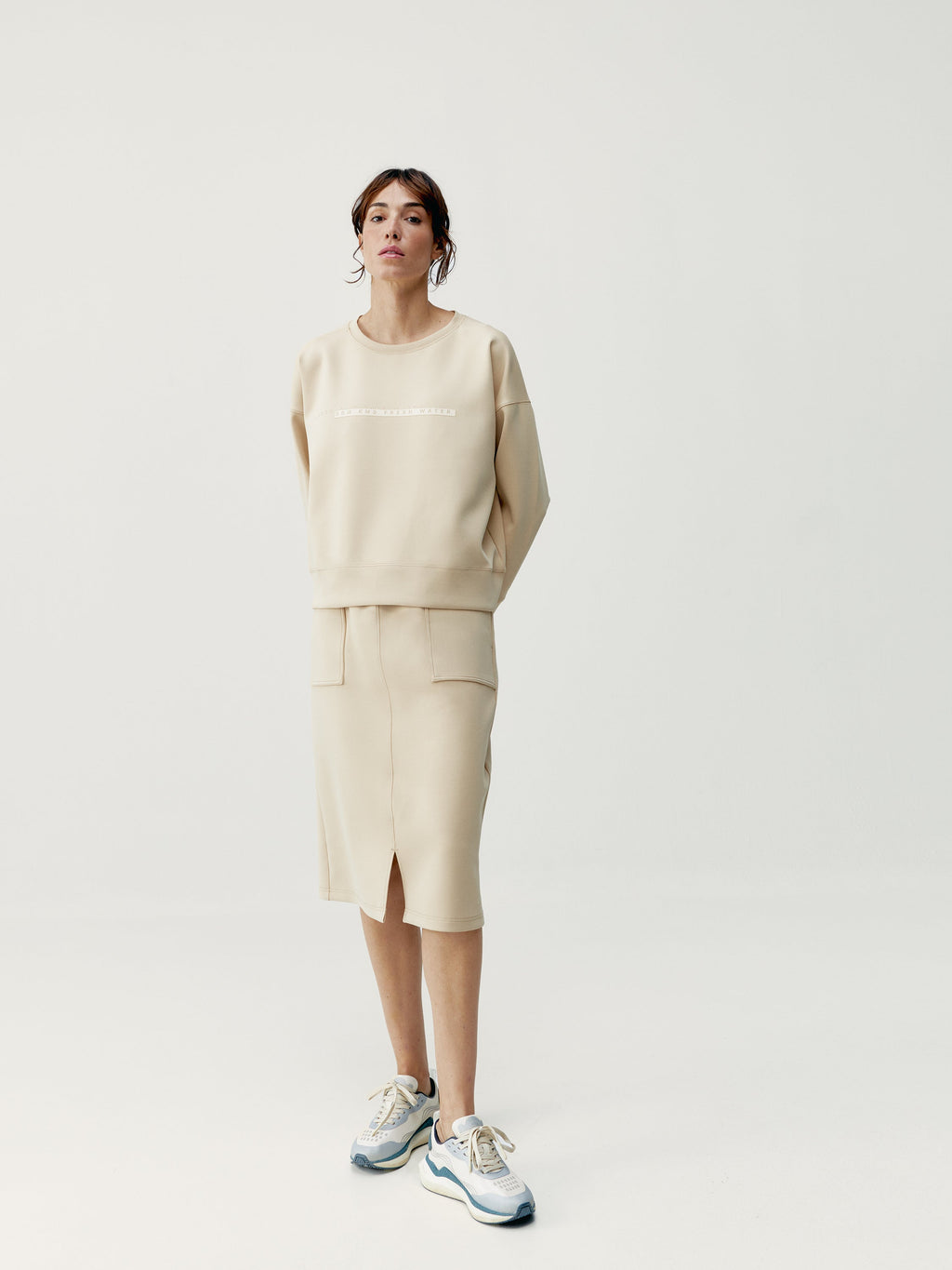 Sweatshirt Maia - Beige - Femme