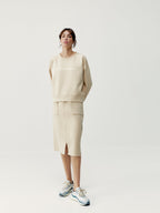 Sweatshirt Maia - Beige - Femme