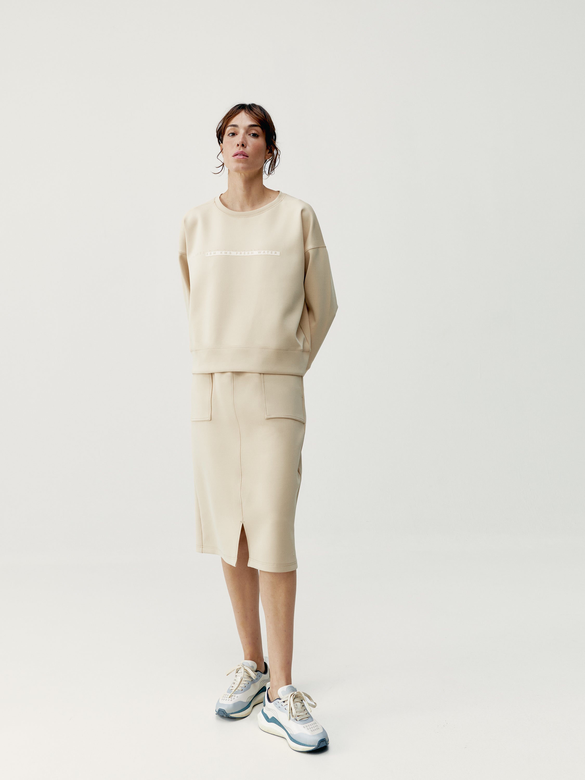 Sweatshirt Maia - Beige - Femme