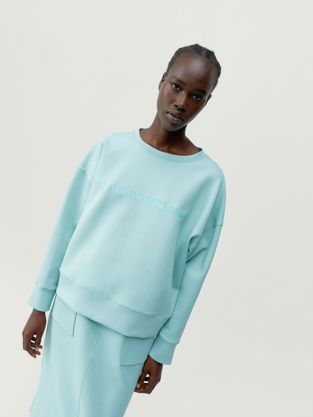 Sweatshirt Maia - Grey Mist - Femme