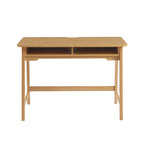 Maia - Bureau 2 Compartiments - Effet Chêne