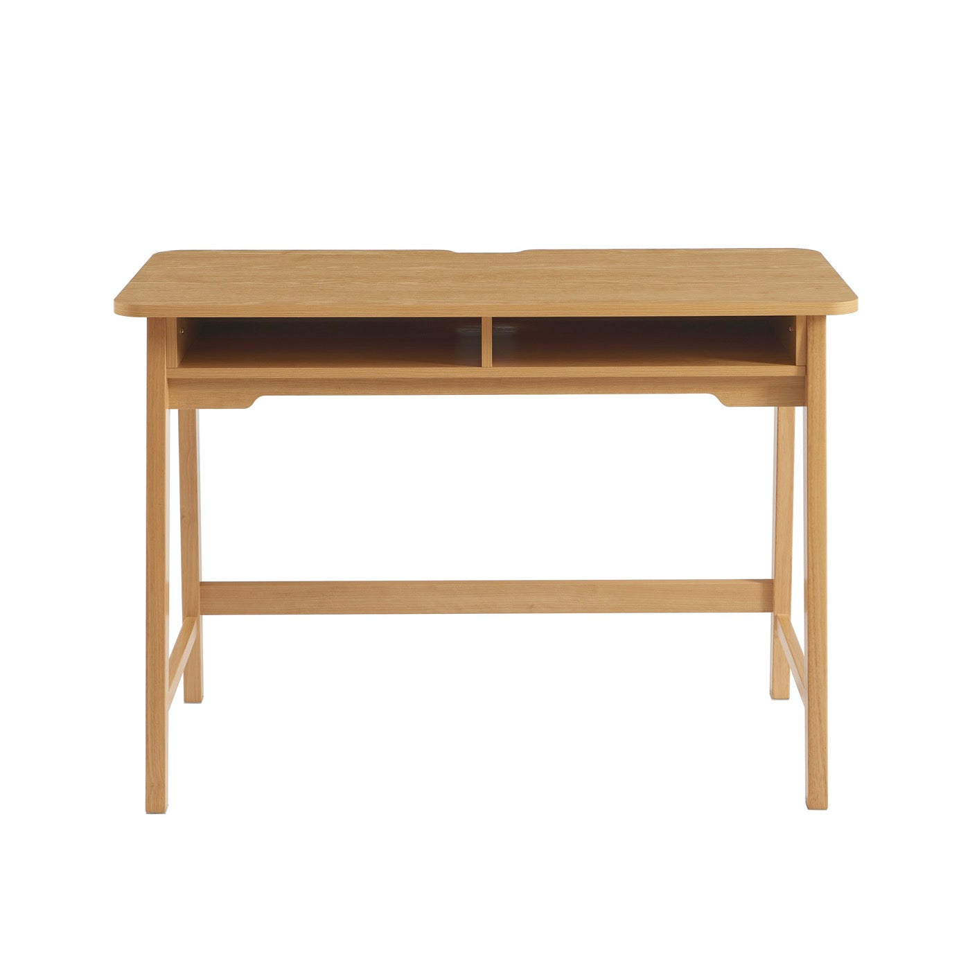 Maia - Bureau 2 Compartiments - Effet Chêne