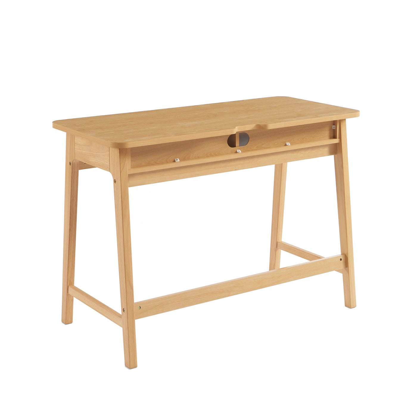 Maia - Bureau 2 Compartiments - Effet Chêne