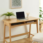 Maia - Bureau 2 Compartiments - Effet Chêne