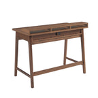 Maia - Bureau 2 Compartiments - Effet Noyer