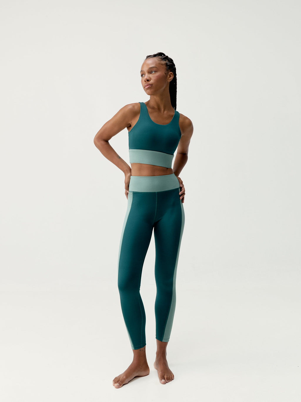 Legging Maiko - Iceberg Green/Deep Green - Femme
