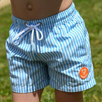 Short De Bain Enfant - Le Petit Etoilé Rayé