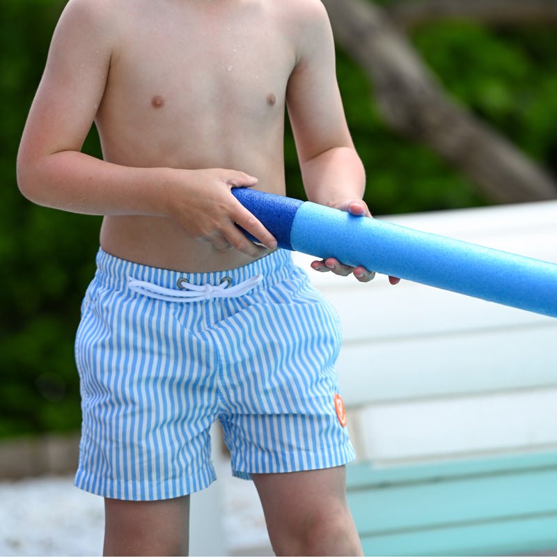 Short De Bain Enfant - Le Petit Etoilé Rayé