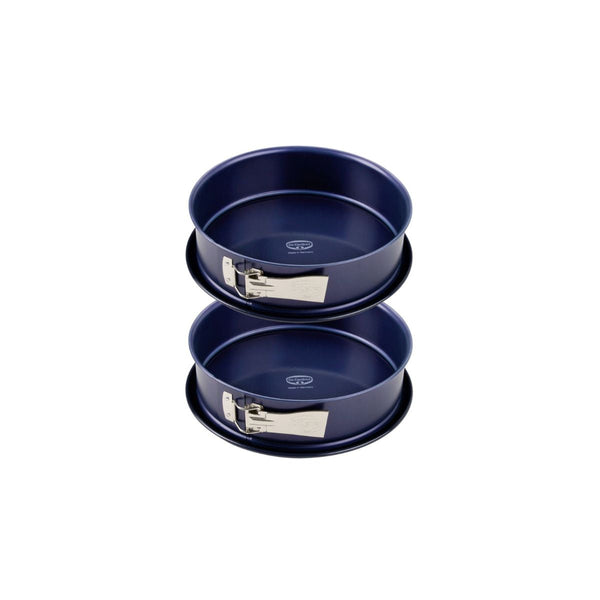 Dr Oetker - Ensemble De 2 Moules À Manqué À Charnière 26 Cm Dr.Oetker Back Liebe - Bleu