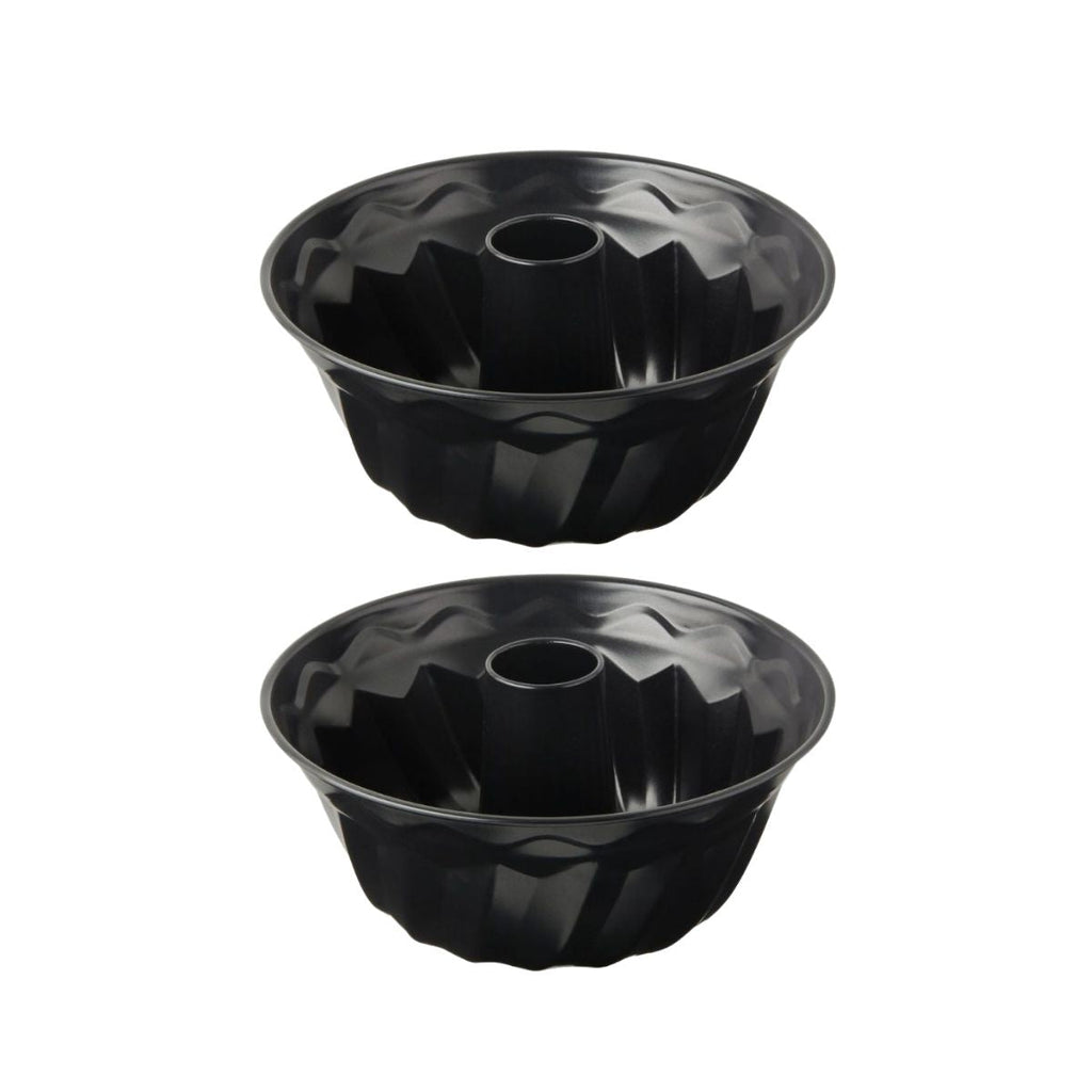 Dr Oetker - Lot De 2 Moules À Gâteaux 22 Cm En Acier Dr Oetker Tradition - Noir