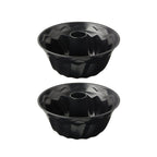 Dr Oetker - Lot De 2 Moules À Gâteaux 22 Cm En Acier Dr Oetker Tradition - Noir