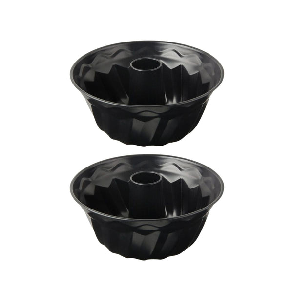 Dr Oetker - Lot De 2 Moules À Gâteaux 22 Cm En Acier Dr Oetker Tradition - Noir