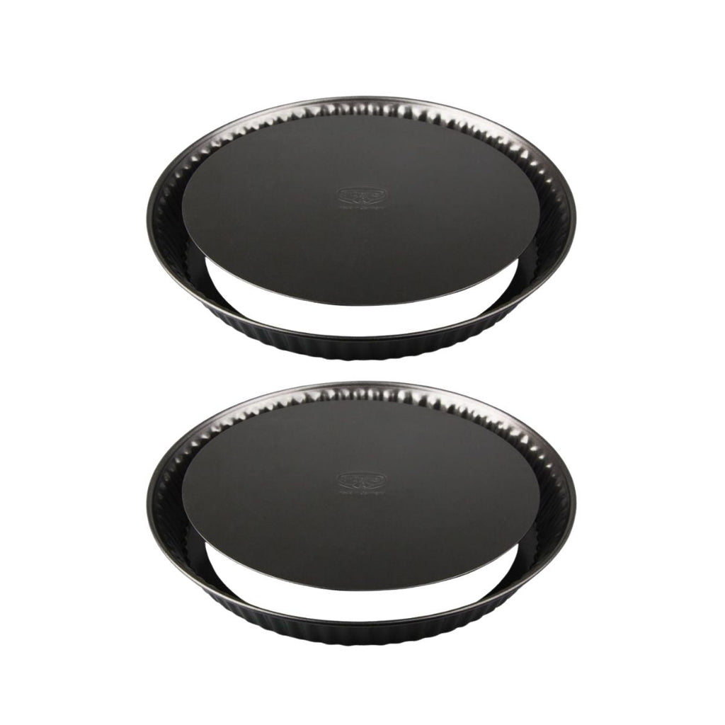 Dr Oetker - Lot De 2 Moules À Gâteaux 27,5/27,5 Cm En Acier Dr Oetker Tradition - Noir