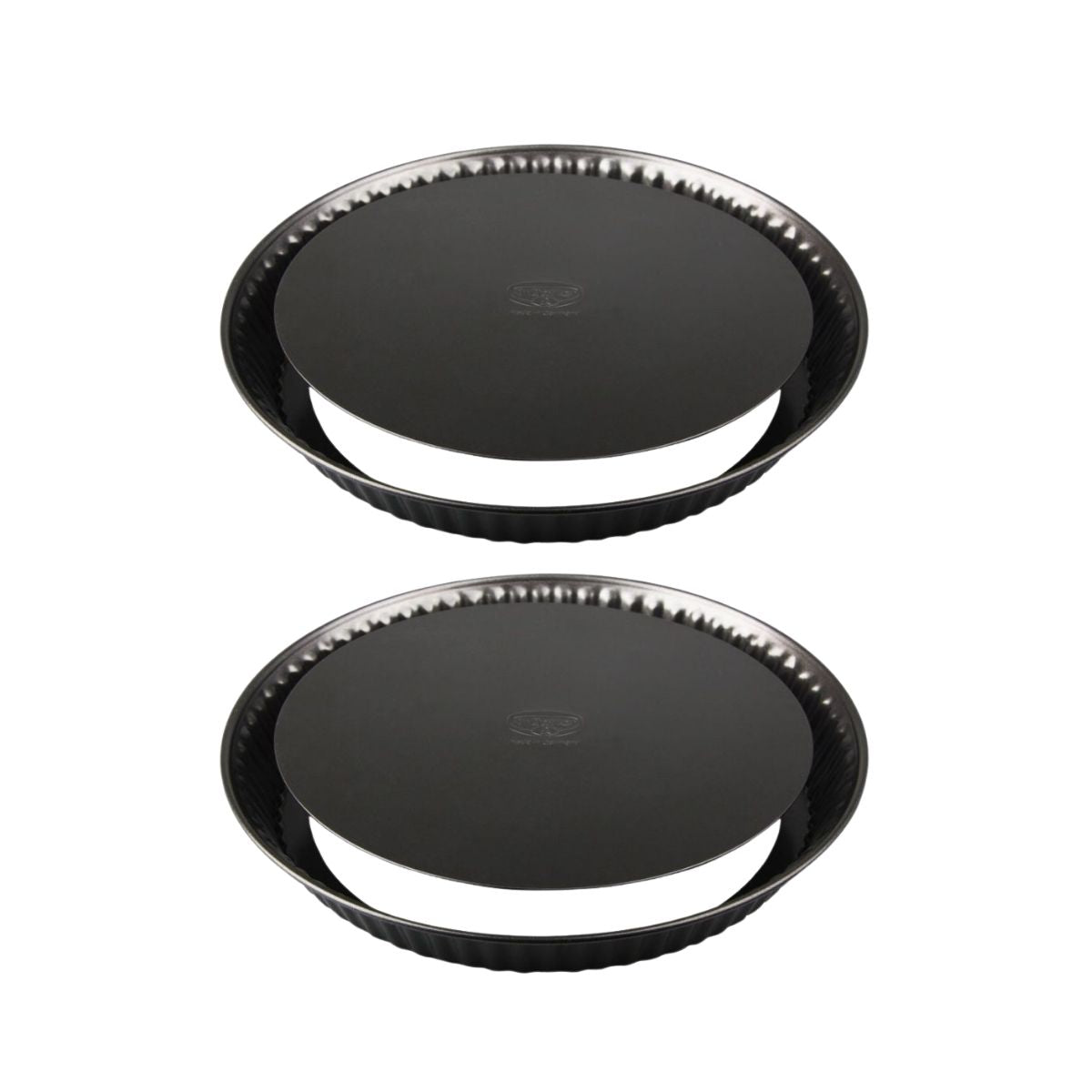 Dr Oetker - Lot De 2 Moules À Gâteaux 27,5/27,5 Cm En Acier Dr Oetker Tradition - Noir