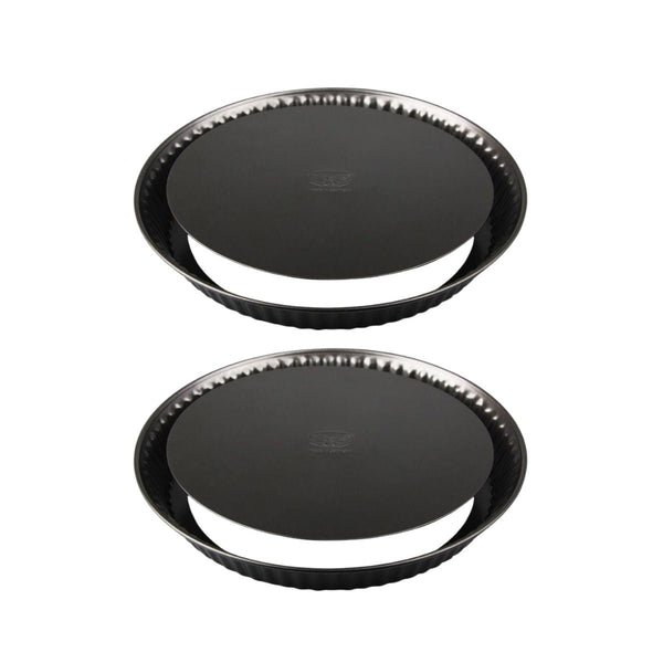 Dr Oetker - Lot De 2 Moules À Gâteaux 27,5/27,5 Cm En Acier Dr Oetker Tradition - Noir