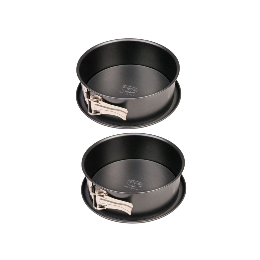 Dr Oetker - Lot De 2 Moules À Gâteaux 18/18 Cm En Acier Dr Oetker Tradition - Noir