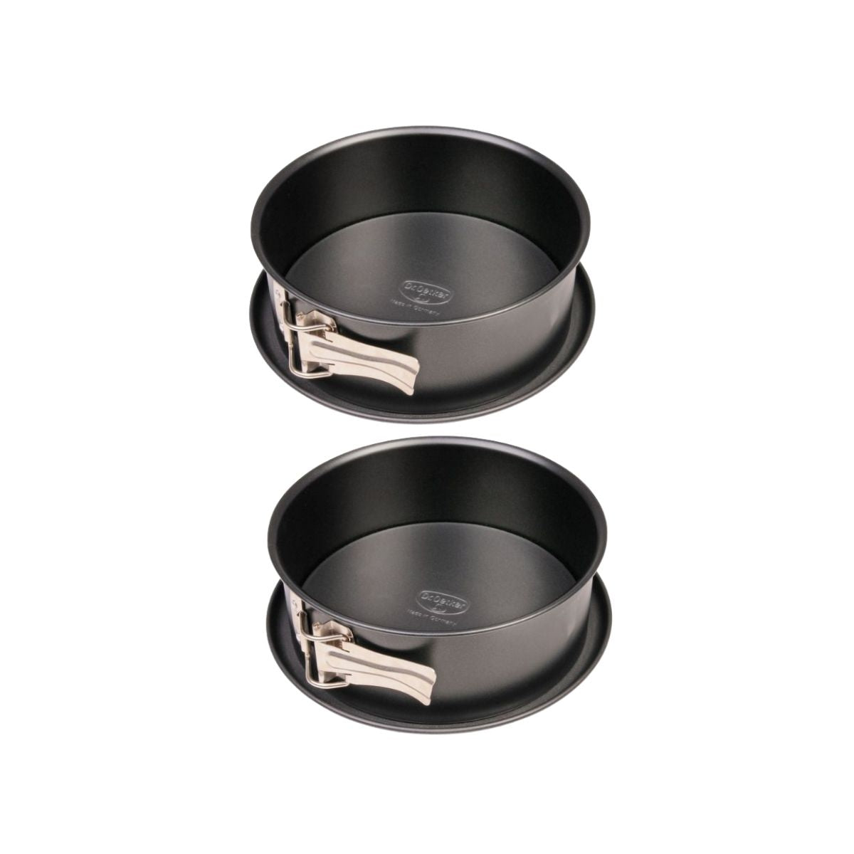 Dr Oetker - Lot De 2 Moules À Gâteaux 18/18 Cm En Acier Dr Oetker Tradition - Noir