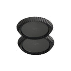 Dr Oetker - Ensemble De 2 Moules À Tarte Renversée 22 Cm Dr.Oetker Tradition - Noir