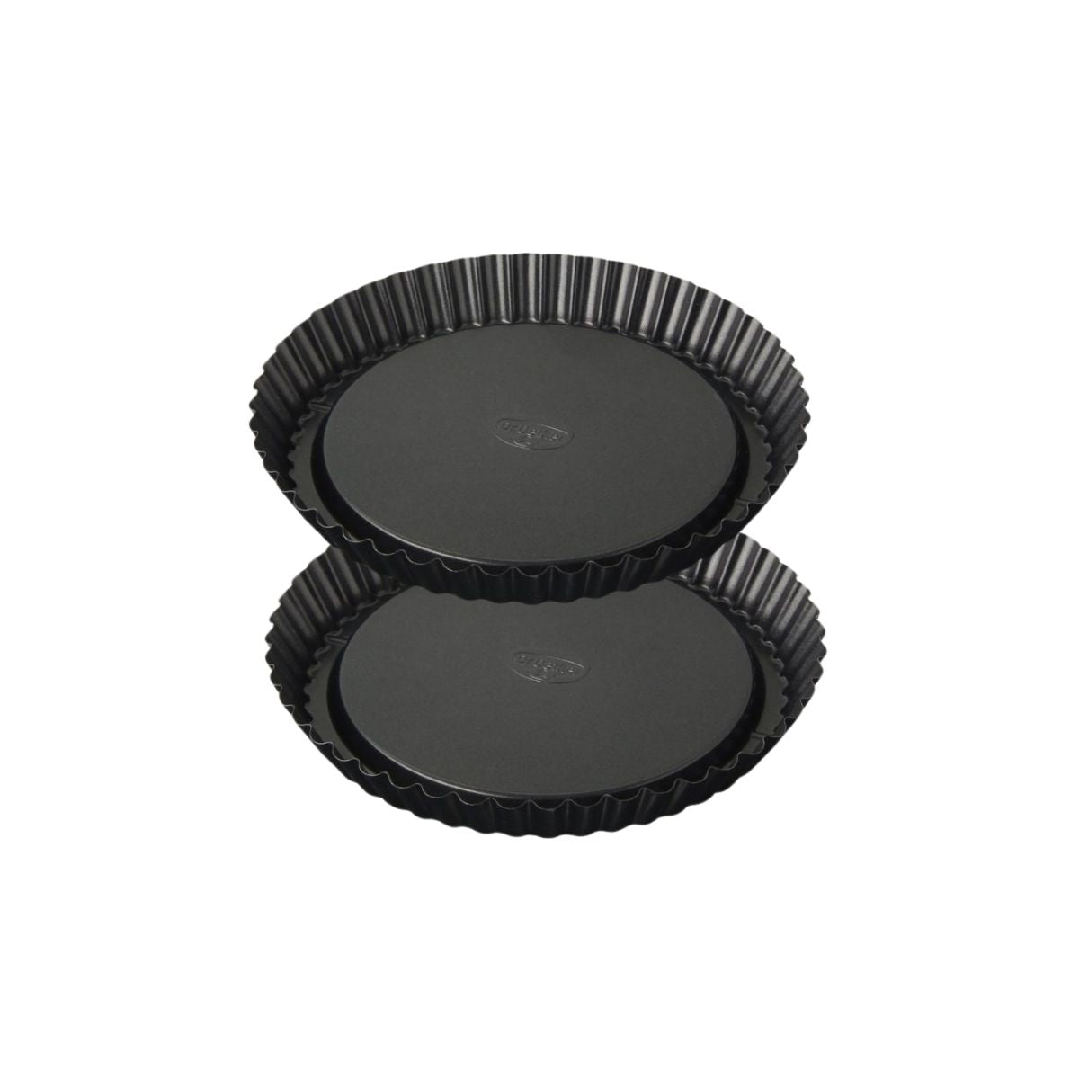 Dr Oetker - Ensemble De 2 Moules À Tarte Renversée 22 Cm Dr.Oetker Tradition - Noir