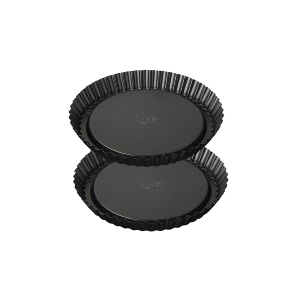 Dr Oetker - Ensemble De 2 Moules À Tarte Renversée 22 Cm Dr.Oetker Tradition - Noir