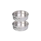 Dr Oetker - Lot De 2 Moules À Manqué 26/26 Cm En Fer Dr Oetker Classics - Gris
