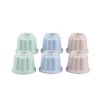 Dr Oetker - Lot De 6 Moules À Flans Avec Couvercle 6,3 X 7,5 Cm Dr. Oetker Rétro - Coloré